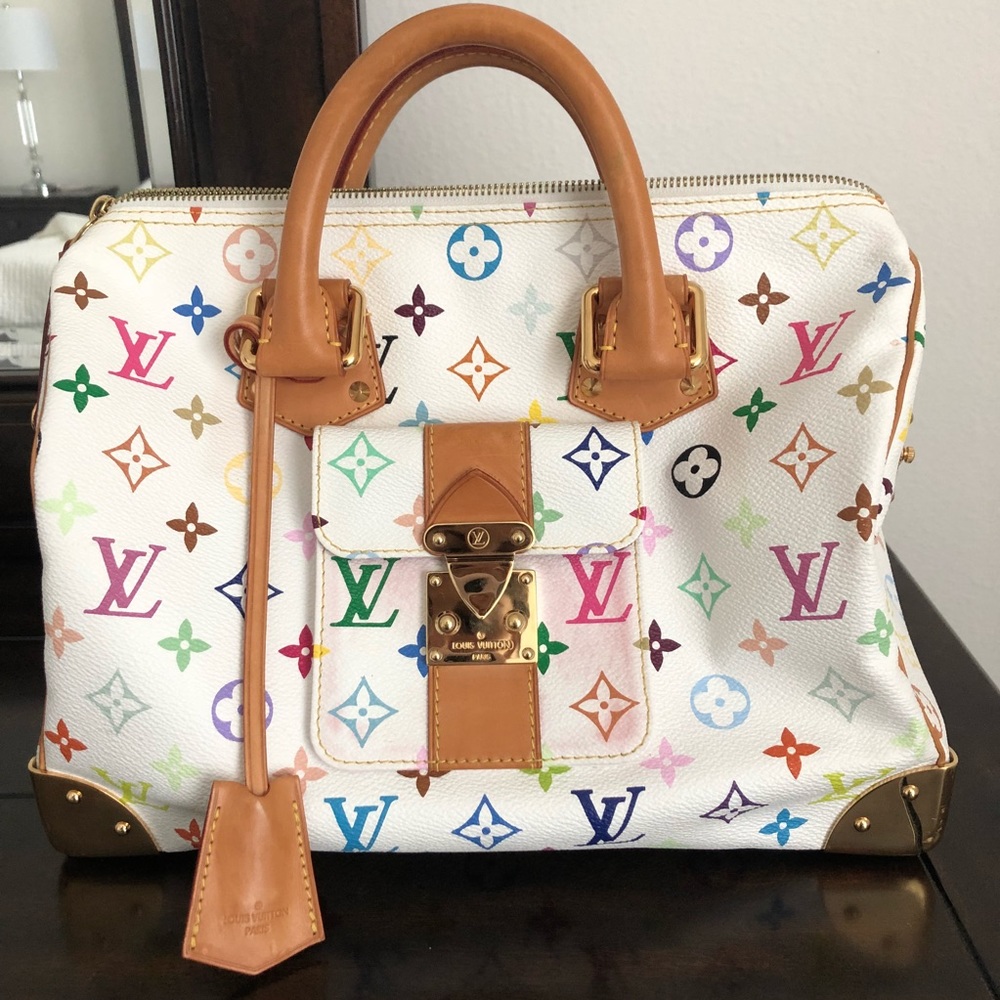 Authentic Louis Vuitton multicolor speedy 35